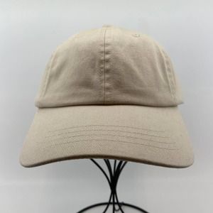 Club Room Baseball Cap Solid Beige One Size Adjustable NEW